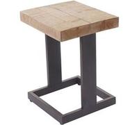 Tabouret De Fleurs Hwc-A15, Porte-Fleurs, Table À Plantes, Bois Massif De Sapin, Rustique 48x36x32cm Marron