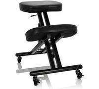 Tabouret de genou ORTHONI avec vérin à gaz Similicuir noir hjh OFFICE Noir G