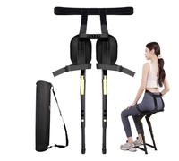 Tabouret de jambe portable pliable sans chaise, support réglable à 3 niveaux, design ergonomique antidérapant pour de longues heures | équipement de repos C