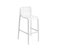 Tabouret de Jardin 4 Pieds Empilable Nardi Doga Stool 40348.00.000 Bianco