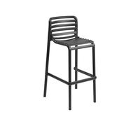Tabouret de Jardin 4 Pieds Empilable Nardi Doga Stool 40348.02.000 Antracite