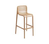 Tabouret de Jardin 4 Pieds Empilable Nardi Doga Stool 40348.14.000 Cappuccino
