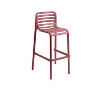 Tabouret de Jardin 4 Pieds Empilable Nardi Doga Stool 40348.21.000 Marsala
