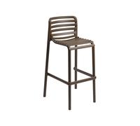 Tabouret de Jardin 4 Pieds Empilable Nardi Doga Stool 40348.53.000 Tabacco