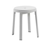 Tabouret de Jardin 4 Pieds Empilable Nardi Regeneration Stack Mini 40357.29.000 Gesso