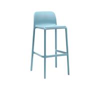 Tabouret de Jardin 4 Pieds Empilable Sans Accoudoirs Nardi Faro Mini 40347.39.000 Celeste