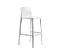 Tabouret de Jardin 4 Pieds Empilable Sans Accoudoirs Nardi Net Stool 40355.00.000 Bianco