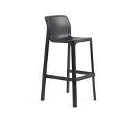 Tabouret de Jardin 4 Pieds Empilable Sans Accoudoirs Nardi Net Stool 40355.02.000 Antracite