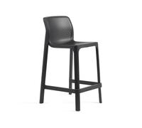 Tabouret de Jardin 4 Pieds Empilable Sans Accoudoirs Nardi Net Stool Mini 40356.02.000 Antracite