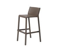 NARDI set de 4 tabourets pour l'extérieur TRILL STOOL (Tabac - Polypropylène PRV)