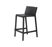 NARDI set de 4 tabourets pour l'extérieur TRILL STOOL MINI (Anthracite - Polypropylène PRV)