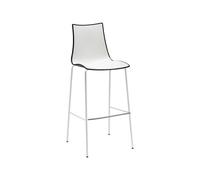 Tabouret de Jardin 4 Pieds Sans Accoudoirs Scab Zebra Bicolour 2560 VB 214 Blanc - anthracite