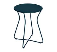 Fermob Tabouret de jardin Cocotte h 45cm bleu acapulco HxØ 45x34cm