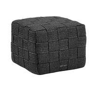 Cane-Line Tabouret de jardin Cube gris foncé LxlxH 48x48x39cm
