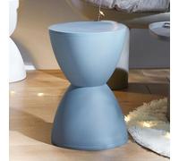 Tabouret de jardin d'extérieur - Table d'appoint décorative en forme de sablier, banc à chaussures polyvalent pour le salon et le jardin, design en plastique léger