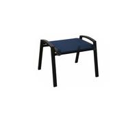 Tabouret de jardin empilable aluminium et toile - Élégance