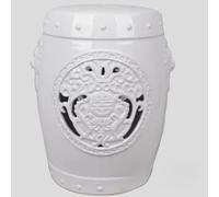 Tabouret de jardin en céramique, table d'appoint émaillée, tabouret de tambour de style chinois pour une utilisation multifonctionnelle, tabouret de maquillage, support de pot de fleurs