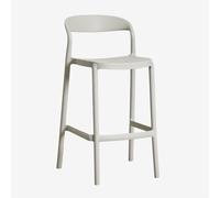 Tabouret De Jardin Haut Empilable En Polypropylène Brenza Vert Kaki ¿65 Cm Vert
