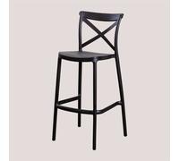Tabouret De Jardin Haut Empilable Otax Noir ¿75 Cm Noir