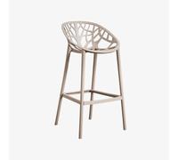 Tabouret De Jardin Haut En Polypropylène Ores Moka Brown ¿75 Cm