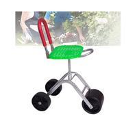 Tabouret de jardin roulant à hauteur réglable avec roulettes, capacité de 150 kg, siège ergonomique pour jardinage et agriculture confortables