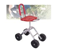Tabouret de jardin roulant à hauteur réglable avec roulettes, capacité de 150 kg, siège ergonomique pour jardinage et agriculture confortables
