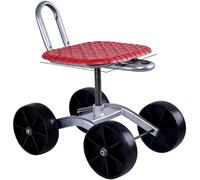 Tabouret de Jardin Roulant, SièGe de Jardin Pliable, GenouillèRe de Jardin Mobile pour Les Travaux des Champs et Le Jardinage des Personnes âGéEs(silunC1-1)