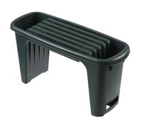 Tabouret de jardinage 2-en-1 Nature - NATURE - Vert - HDPE - Coussin pour genoux