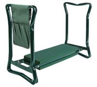 Linxor - Tabouret de Jardinage Pliable avec Rangement - Vert