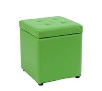 Tabouret de maquillage carré polyvalent en simili cuir rembourré pour chaussures de maquillage Ottoman pour décoration d'intérieur élégante