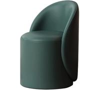 Tabouret de maquillage de luxe avec dossier 40 x 40 x 67 cm - Chaise pivotante pour chambre à coucher - Design simple et élégant - Meuble de maquillage pour une décoration élégante