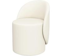Tabouret de maquillage haut de gamme avec dossier rotatif pour chambre à coucher, design simple, 40 x 40 x 67 cm, mobilier élégant et confortable