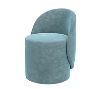 Tabouret de maquillage haut de gamme, chaise de coiffeuse rotative simple avec dossier pour chambre à coucher, couleur : I. Dimensions : 40 x 40 x 67 cm, design élégant, siège confortable, parfait