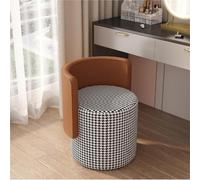 Tabouret de maquillage moderne de luxe pivotant à 360° avec siège rembourré doux, idéal pour un usage domestique - Design multicolore pour une décoration élégante
