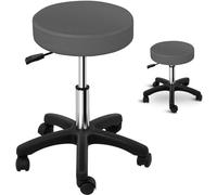 Tabouret de maquillage pivotant à roulettes Physa AVERSA - gris