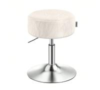 Tabouret de Maquillage, Réglable en Hauteur, Pivotant à 360 Degrés, en PU, Coussin Épais, Tabouret de Coiffeuse, pour Chambre, Cuisine, Salle à Manger, Moderne, Blanc Crème À propos de cet articleAppa