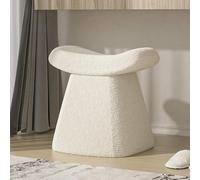 Tabouret De Maquillage, Tabouret De Vanité Blanc, Tabouret Rembourré, Le Design Simplifié Peut être Assorti à Une Variété De Styles, Exquis Et Compact, Et Ne Prend Pas De, White, One Size