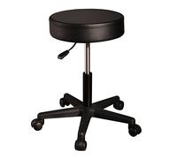 Tabouret de massage pivotant à roulettes Noir