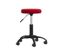 Tabouret de massage velours bordeaux