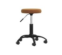 Tabouret de massage velours bruin