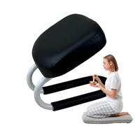 Tabouret de méditation, assise en polyuréthane, banc de méditation avec coussin confortable, design ergonomique, siège de prière portable, banc de prière pour s'agenouiller ou s'asseoir, yoga et