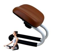 Tabouret de méditation - Banc de méditation pliable - Siège de yoga compact - Chaise ergonomique en bois pour la pratique zen et les séances de respiration consciente à la maison ou au studio