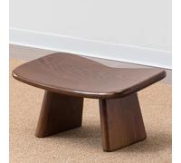 Tabouret de méditation en bois massif - Siège genoux en bois marron pour yoga, église, cérémonie du thé et pratiques de pleine conscience - Durable et élégant