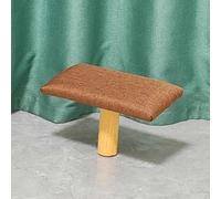 Tabouret de méditation moderne en bois massif pour correction de la posture, assise à genoux à une jambe pour la pratique zen, mobilier de méditation ergonomique marron pour la pleine conscience et le