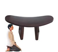 Tabouret de Méditation Pliant,Siège Ergonomique et Pliable en Bois - Banc de méditation à Genoux - pour Femmes Adolescents Adultes Yoga Voyage Maison Pratiques Spirituelles Rassemblements