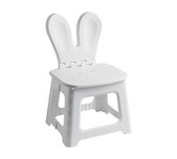 Tabouret De Pas d'enfant - Tabouret De Pas De Pliage des enfantss avec dossierr, Mignon Lapin Et Conception De Dinosaures | Chaise Tout-Petits Portable pour Salle De Bain, Cuisine, Voyage, Pique-niqu