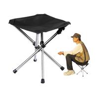 Tabouret de pêche Portable - Tabouret Pliant, Chaise pour Usage extérieur | Tabouret Compact SmallFoot avec Structure en Acier Inoxydable, capacité de Charge élevée, Tabouret Pliant