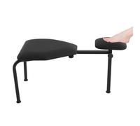Tabouret de pédicure, réglable en hauteur, chaise de pédicure, repose-pieds, manucure, repose-pieds, équipement de spa, pour repose-jambes, salon de beauté et salon de manucure (noir)