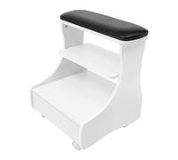 Tabouret de pédicure, repose-pieds, chariot de bain de pieds avec tiroir et roues, tabouret de pédicure avec repose-pieds, chariot de manucure pour salon de manucure, spa, massage, bain familial