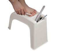 Tabouret de pédicure - Repose-pieds pour soins des pieds et des ongles | Repose-pieds antidérapant | Tabouret de pieds pour massage femmes hommes maison salon salle de bain voyage quotidien toilettage